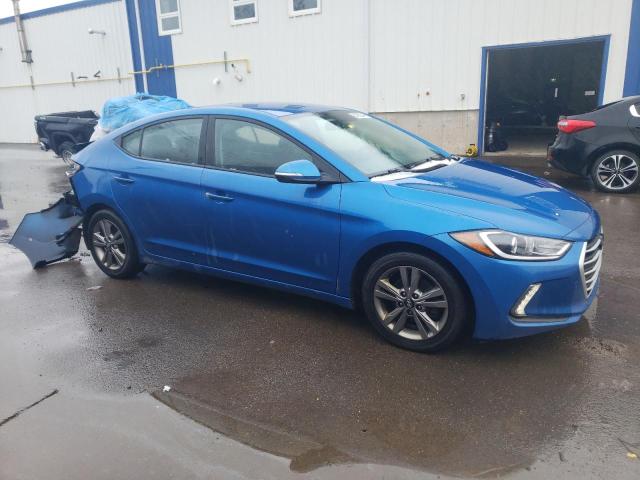 KMHD84LF8JU656874 - 2018 HYUNDAI ELANTRA SEL BLUE photo 4