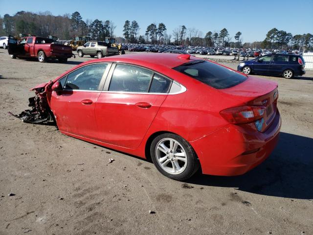 1G1BE5SM7H7267977 - 2017 CHEVROLET CRUZE LT RED photo 2