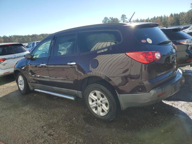 1GNER13DX9S154885 - 2009 CHEVROLET TRAVERSE LS BURGUNDY photo 2