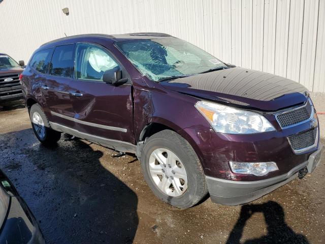 1GNER13DX9S154885 - 2009 CHEVROLET TRAVERSE LS BURGUNDY photo 4