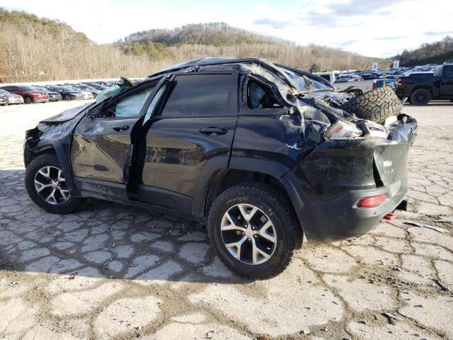 1C4PJMBX4JD550437 - 2018 JEEP CHEROKEE TRAILHAWK BLACK photo 2