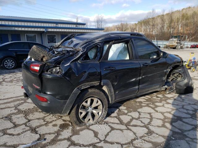 1C4PJMBX4JD550437 - 2018 JEEP CHEROKEE TRAILHAWK BLACK photo 3