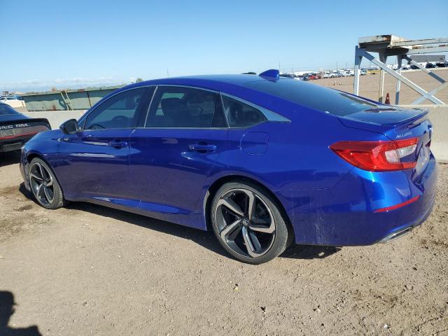 1HGCV1F30KA107800 - 2019 HONDA ACCORD SPORT Niebieski zdjęcie 2