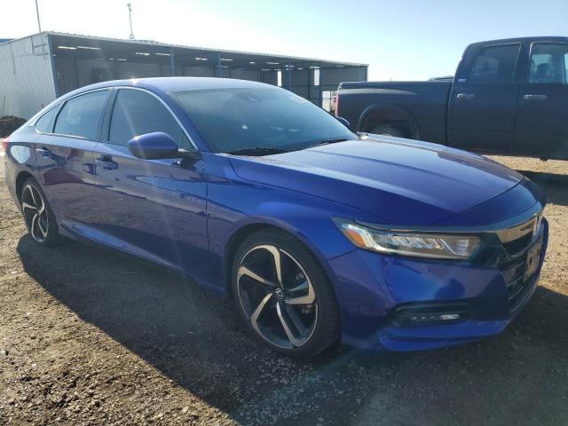1HGCV1F30KA107800 - 2019 HONDA ACCORD SPORT Niebieski zdjęcie 4