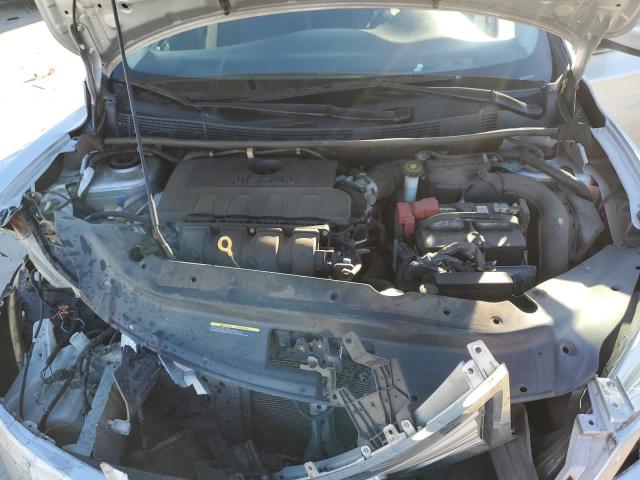 3N1AB7AP2FY349763 - 2015 NISSAN SENTRA S SILVER photo 11