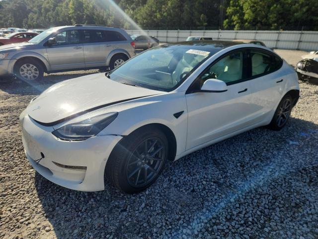 5YJ3E1EA0NF111095 - 2022 TESLA MODEL 3 WHITE photo 2