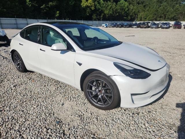 5YJ3E1EA0NF111095 - 2022 TESLA MODEL 3 WHITE photo 7