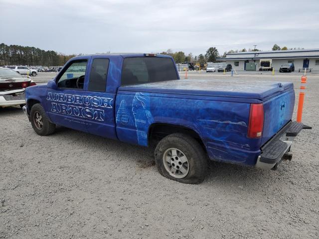 2GCEC19K0S1250742 - 1995 CHEVROLET SILVERADO C1500 BLUE photo 2