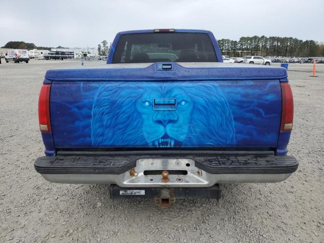 2GCEC19K0S1250742 - 1995 CHEVROLET SILVERADO C1500 BLUE photo 6