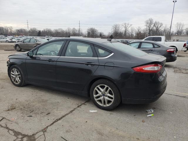 3FA6P0H76ER374567 - 2014 FORD FUSION SE BLACK photo 2