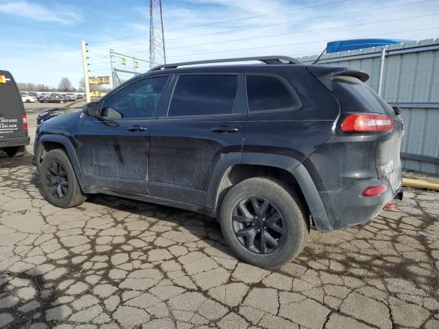1C4PJMBSXFW769984 - 2015 JEEP CHEROKEE TRAILHAWK BLACK photo 2