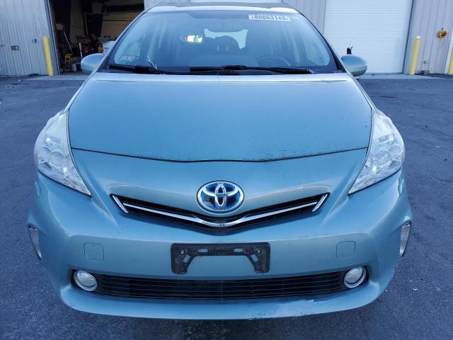 JTDZN3EU5E3310222 - 2014 TOYOTA PRIUS V TURQUOISE photo 5