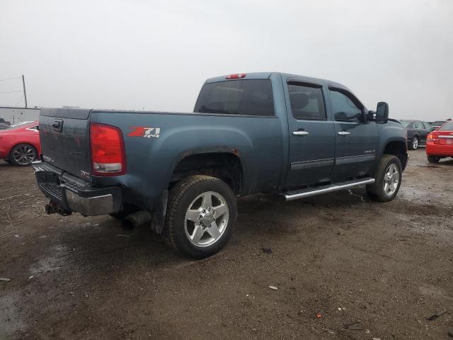 1GT121E82DF212436 - 2013 GMC SIERRA K2500 SLT BLUE photo 3