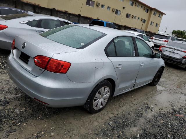 3VWD17AJ7EM217044 - 2014 VOLKSWAGEN JETTA SE SILVER photo 3