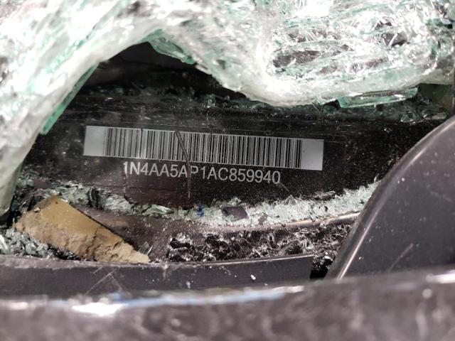 1N4AA5AP1AC859940 - 2010 NISSAN MAXIMA S BLACK photo 12