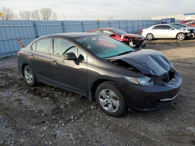 2HGFB2F54DH559900 - 2013 HONDA CIVIC LX BLACK photo 4