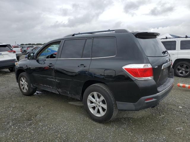 5TDZK3EH6CS068595 - 2012 TOYOTA HIGHLANDER BASE Чорний фото 2