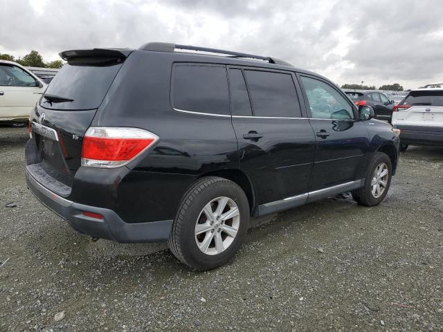 5TDZK3EH6CS068595 - 2012 TOYOTA HIGHLANDER BASE Чорний фото 3
