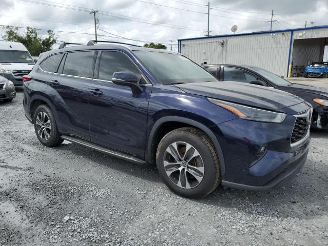 5TDGZRAHXNS541493 - 2022 TOYOTA HIGHLANDER XLE ლურჯი ფოტო 4