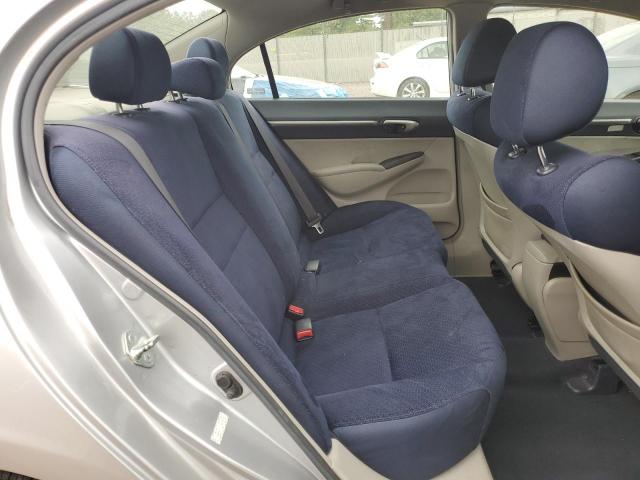 JHMFA36218S004056 - 2008 HONDA CIVIC HYBRID SILVER photo 10