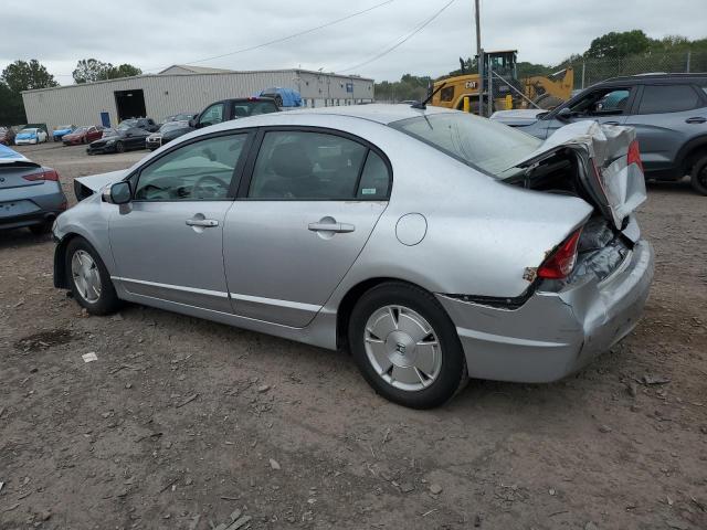 JHMFA36218S004056 - 2008 HONDA CIVIC HYBRID SILVER photo 2