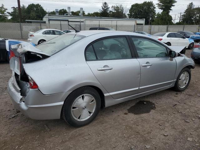 JHMFA36218S004056 - 2008 HONDA CIVIC HYBRID SILVER photo 3