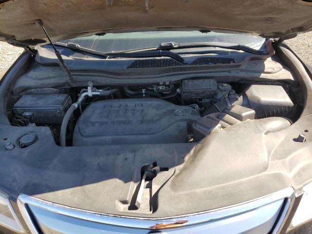 5FRYD4H81EB038384 - 2014 ACURA MDX ADVANCE GRAY photo 12