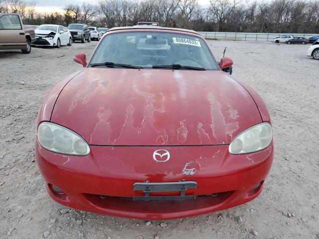 JM1NB353410202846 - 2001 MAZDA MX-5 MIATA BASE RED photo 5