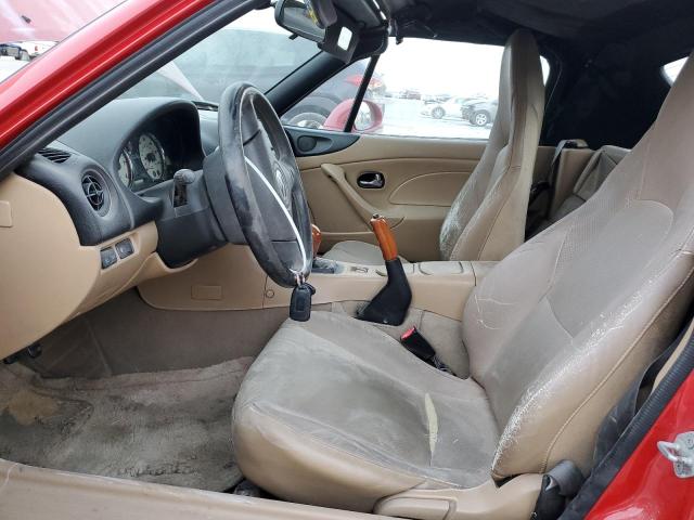 JM1NB353410202846 - 2001 MAZDA MX-5 MIATA BASE RED photo 7
