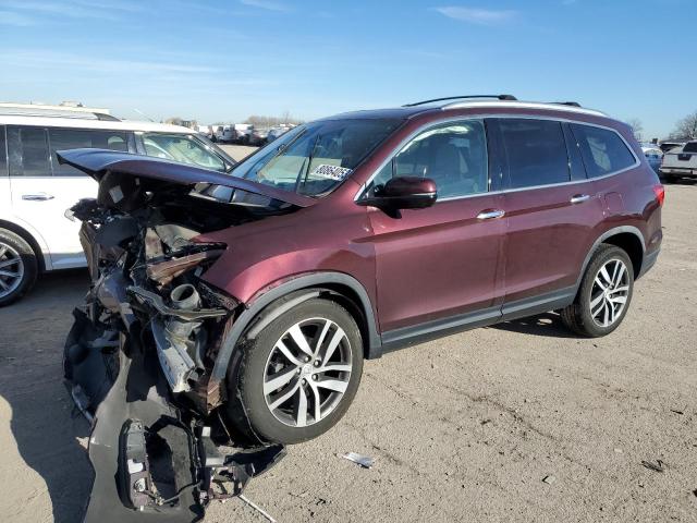 5FNYF6H08GB074464 - 2016 HONDA PILOT ELITE BURGUNDY photo 1