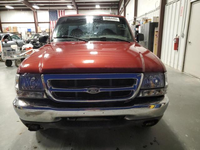 1FTYR10C3YPA77778 - 2000 FORD RANGER RED photo 5