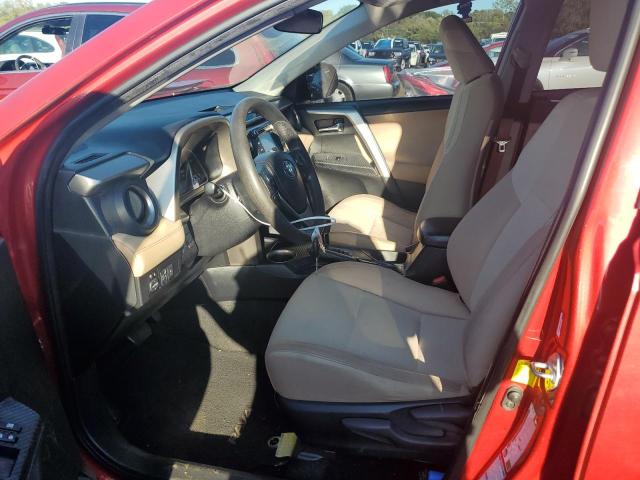 JTMRFREV3FD169722 - 2015 TOYOTA RAV4 XLE RED photo 7