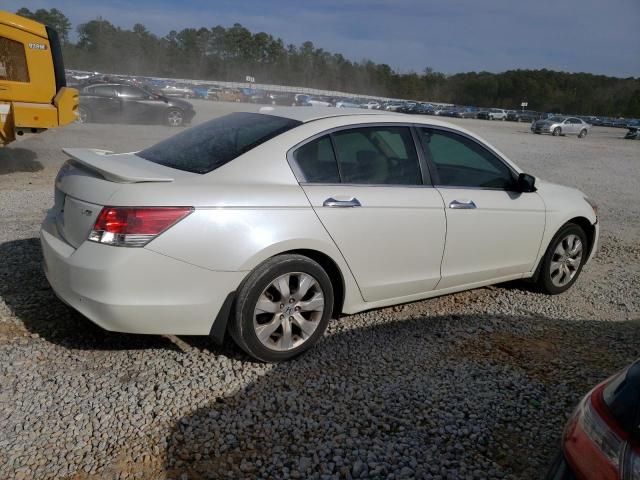 1HGCP368X8A084052 - 2008 HONDA ACCORD EXL WHITE photo 3