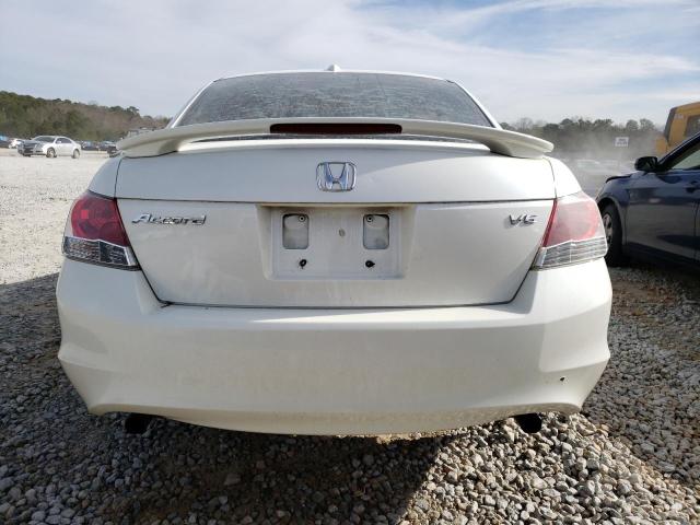 1HGCP368X8A084052 - 2008 HONDA ACCORD EXL WHITE photo 6