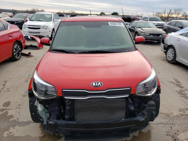 KNDJN2A29K7671730 - 2019 KIA SOUL RED photo 5