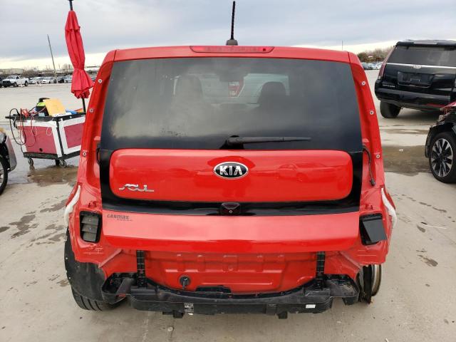 KNDJN2A29K7671730 - 2019 KIA SOUL RED photo 6