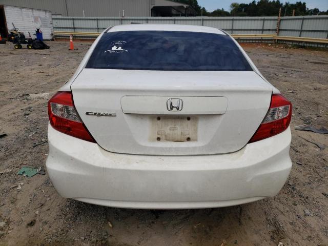 19XFB2F87CE335197 - 2012 HONDA CIVIC EX WHITE photo 6
