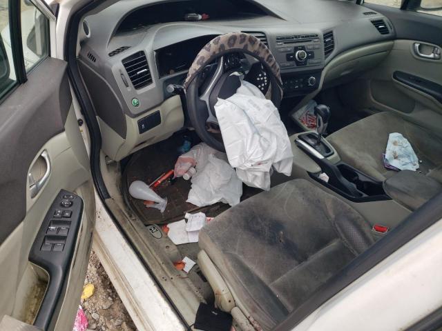 19XFB2F87CE335197 - 2012 HONDA CIVIC EX WHITE photo 8