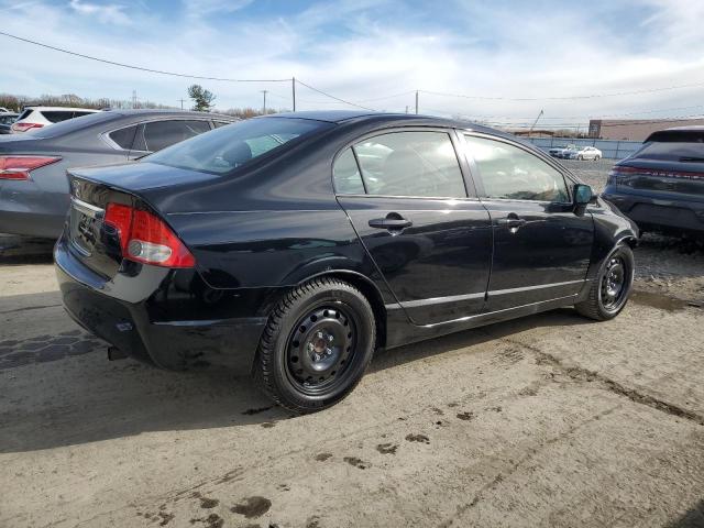 2HGFA16959H359325 - 2009 HONDA CIVIC EXL BLACK photo 3