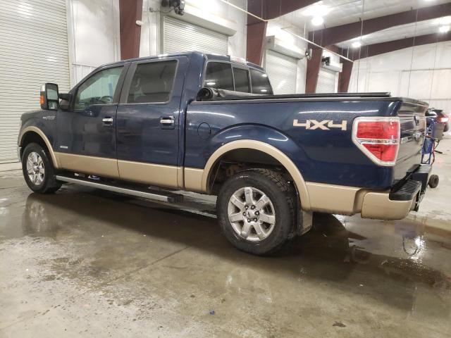 1FTFW1ET9EKD15988 - 2014 FORD F150 SUPERCREW BLUE photo 2