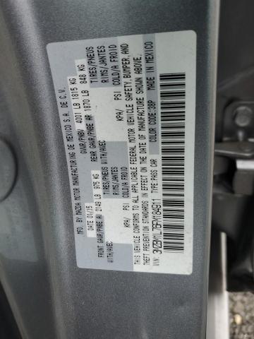 3MZBM1L76FM184911 - 2015 MAZDA 3 TOURING GRAY photo 13