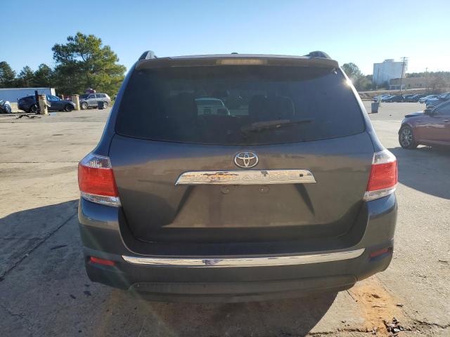 5TDZK3EH5CS058351 - 2012 TOYOTA HIGHLANDER BASE GRAY photo 6