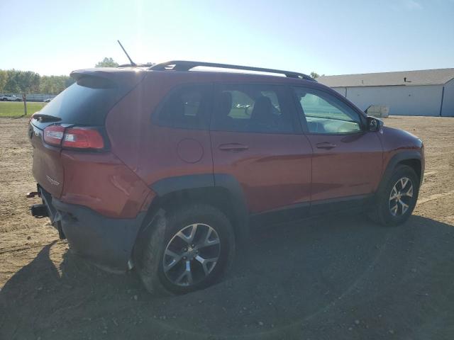 1C4PJMBS6FW653813 - 2015 JEEP CHEROKEE TRAILHAWK RED photo 3