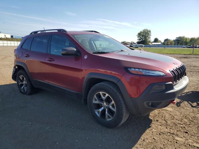 1C4PJMBS6FW653813 - 2015 JEEP CHEROKEE TRAILHAWK RED photo 4