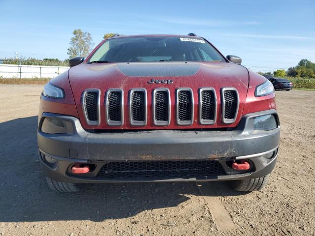 1C4PJMBS6FW653813 - 2015 JEEP CHEROKEE TRAILHAWK RED photo 5