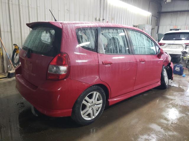 JHMGD37647S040335 - 2007 HONDA FIT S 红色 照片 3