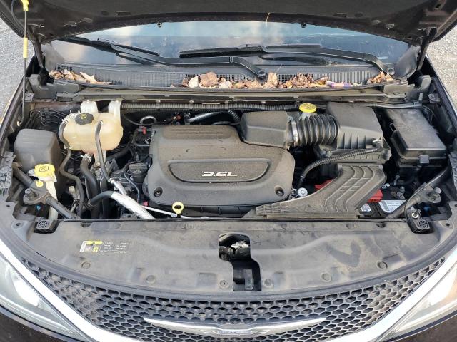 2C4RC1BG7HR816008 - 2017 CHRYSLER PACIFICA TOURING L BLACK photo 12