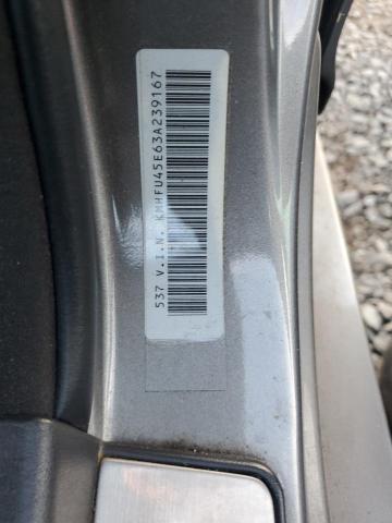 KMHFU45E63A239167 - 2003 HYUNDAI XG 350 GRAY photo 12