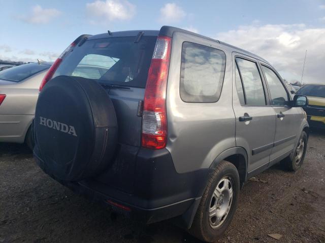 JHLRD78576C021166 - 2006 HONDA CR-V LX GRAY photo 3