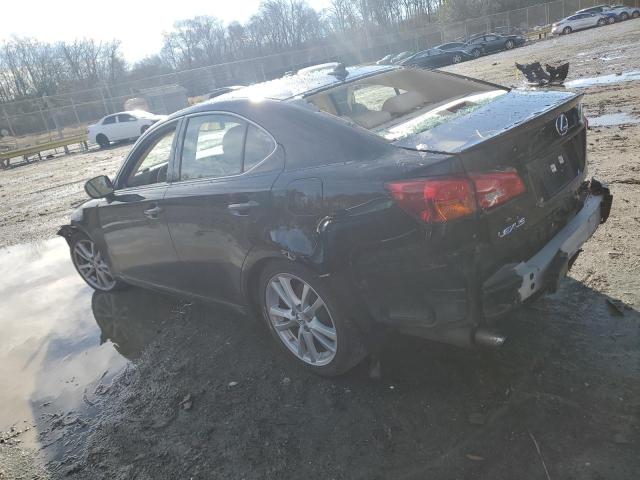 JTHBE262175014077 - 2007 LEXUS IS 350 BLACK photo 2